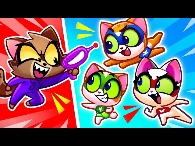 😻Super Kittens Stories For Kids😻Cat Superhero! Toddler Cartoons by Paws&Play