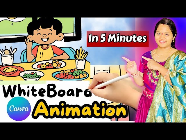 Create Whiteboard Animations FREE with Canva | Whiteboard Animation videos using Canva