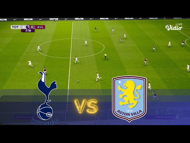 TOTTENHAM vs ASTON VILLA - 2024/25 | Premier League 10 TOUR | REALISTIC FOOTBALL GAME