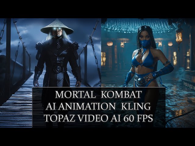 Mortal Kombat Kling Animation Topaz Video AI  60fps#klingai  #aianimation #mortalkombat #ai