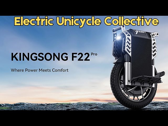 Next Gen. Performance | Max Range:78 miles | Top Speed: 50+ Mph | King Song F22 Pro 2025 E-Unicycle