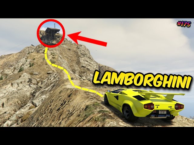 SUBÍ el MONTE CILLIAD con un LAMBORGHINI COUNTACH #175 - 4K - JC69