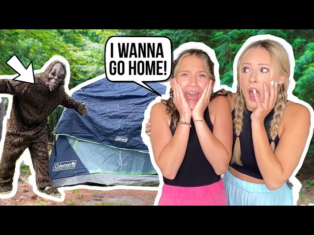 KAYLA & KALLI GO CAMPING ⛺️🌲 *GONE TERRIBLY WRONG* 🫣🐾