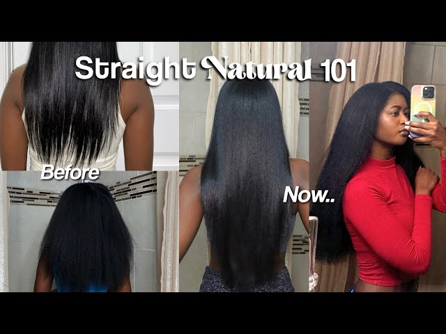 STRAIGHT NATURAL 101: HAIR TIPS FOR GROWTH & RETENTION | THE BEST PRODUCTS +  SILK PRESS MAINTENANCE