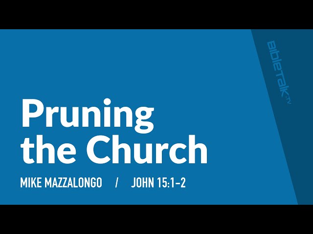 Pruning the Church (John 15:1-2) – Mike Mazzalongo | BibleTalk.tv