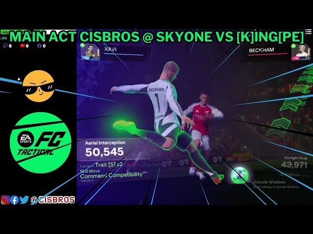 EA SPORTS FC Tactical Gameplay (24-25) S1 RANKED CISBROS @ SkyOne  vs [K]InG[PE] #easportsfctactical