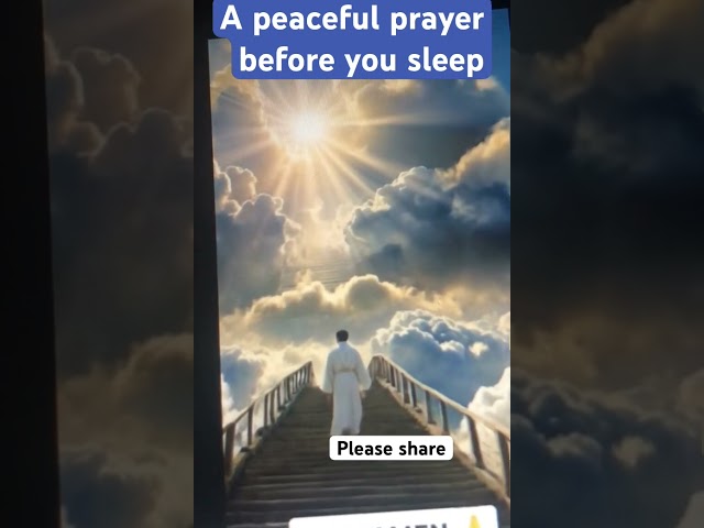 Prayer for peace tonight.