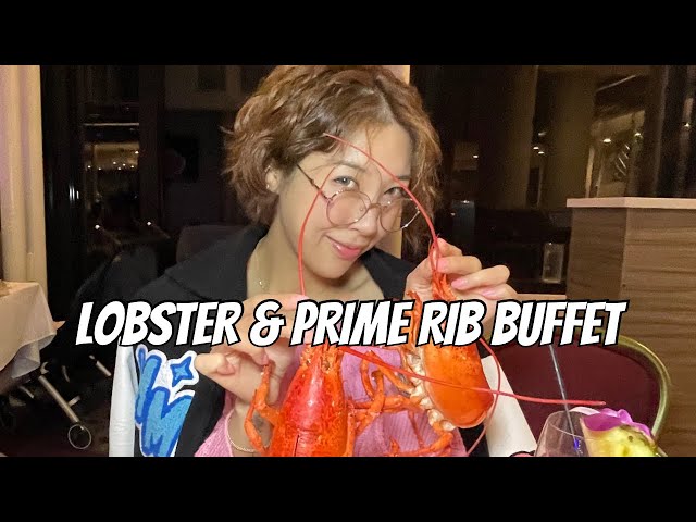 $159 All You Can Eat Lobster & Prime Rib Seafood Buffet! 랍스터 뷔페 먹방