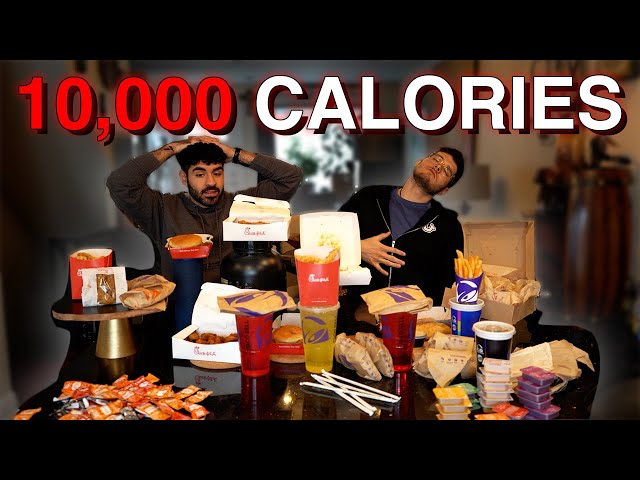 We Survived Eating 10,000 Calories In ONE SITTING