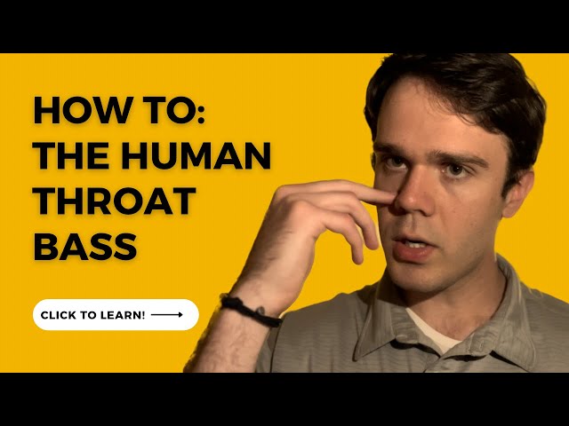 SHARK | How to: The Human Throat Bass