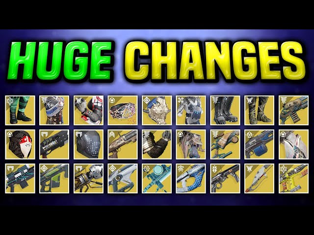 ALL Exotic Overhauls TESTED in Episode Heresy! (HUGE CHANGES) 【 Destiny 2 】