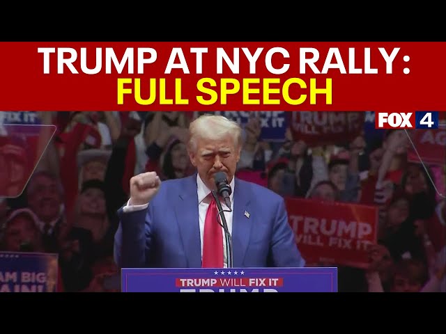 Donald Trump at MSG rally: FULL SPEECH