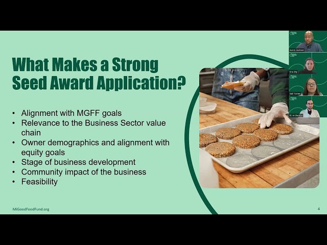 Seed Awards - Grant Funding: Strengthen Your Application