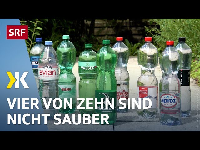 Mineralwasser im Test: Schadstoffe trüben reinen Genuss | 2024 | Kassensturz | SRF