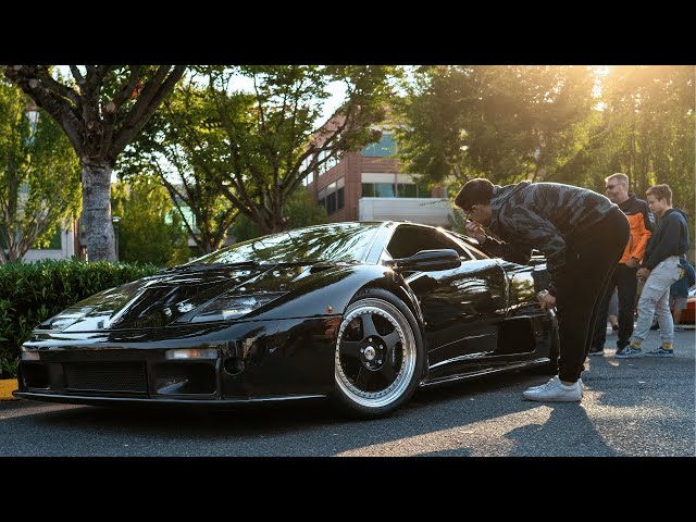 A Spring Morning With Supercars in Washington! Lamborghini, Ferrari, Mclaren, Porsche in 4K HDR