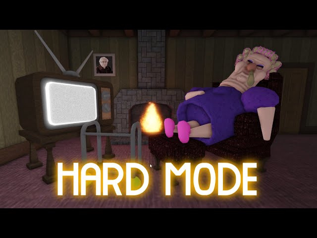 GRUMPY GRAN! (SCARY OBBY) Roblox Gameplay Walkthrough [HARD MODE]  First Place No Death [4K]