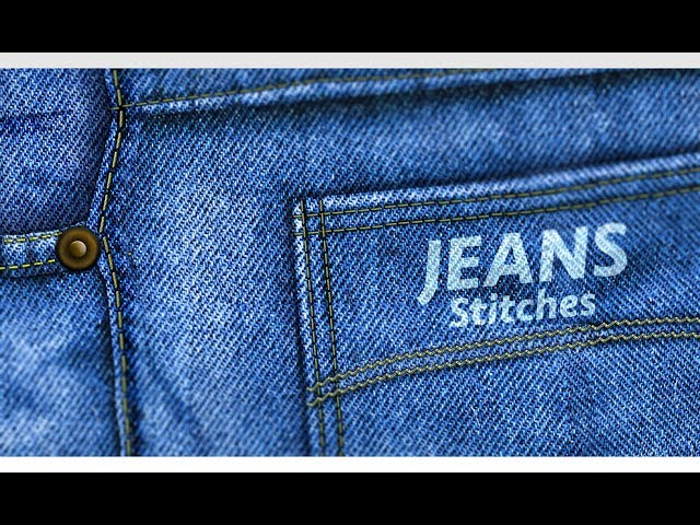 Jeans Stitches Design | Photoshop Tutorial