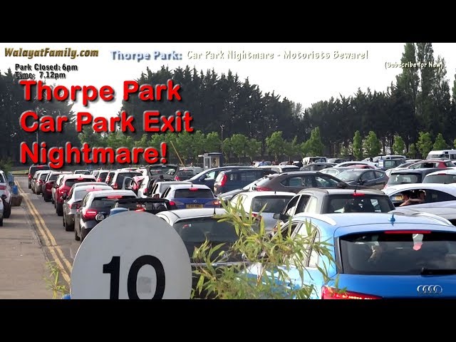 Thorpe Park Walking Dead Living Zombie Nightmare Car Park!