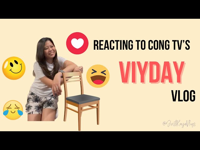 Unang Reaksyon Bidyow (Cong TV’s Viyday vlog) | Kaye Reels Ep 1