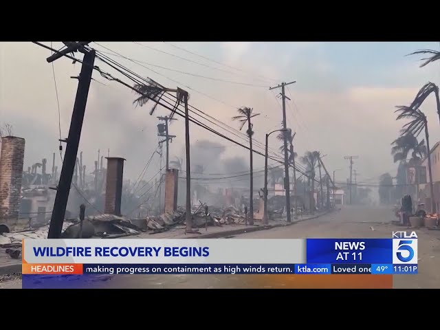 Communities working to rebuild after devastating L.A. wildfires