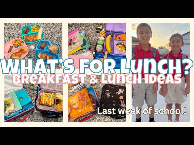 Bentgo Kids Lunches + Easy Meal Ideas // LAST WEEK OF SCHOOL // Summer 2023