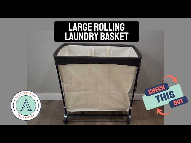 Mefirt Large Rolling Laundry Basket