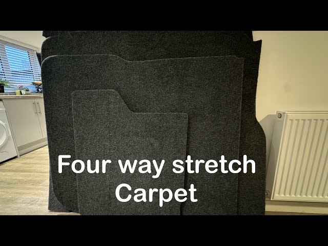 Lining your camper van with four way stretch carpet. Step by step guide.  Part 12