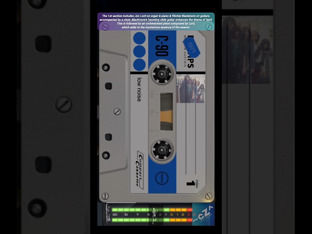 🔺️ Deep Purple's Nostalgia Track " April " in a 70s Cassette Simulation 🔻