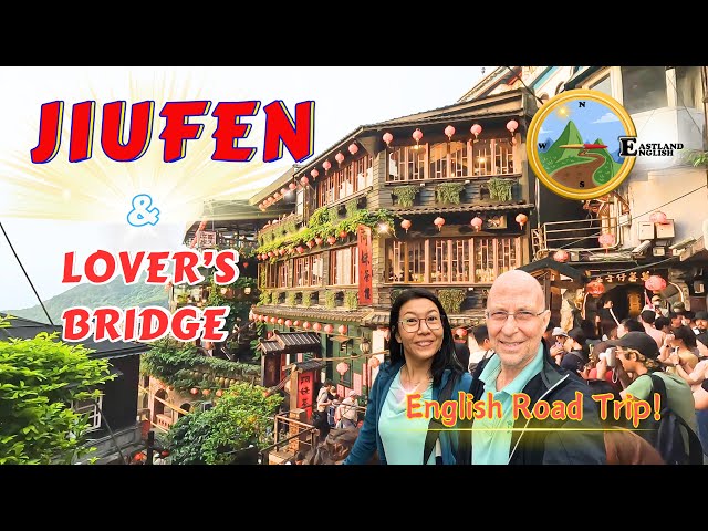 Made in Taiwan! EP2 Jiufen, Lover's Bridge & Tamsui, English Road Trip in 4K