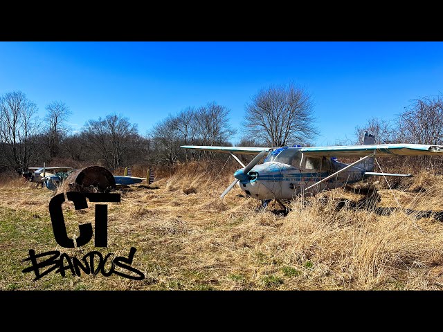 Found Abandoned Planes Left Behind on an Active Airstrip