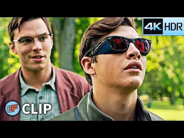 Hank McCoy Gives Glasses to Scott Summers | X-Men Apocalypse (2016) 4K HDR Movie Clip