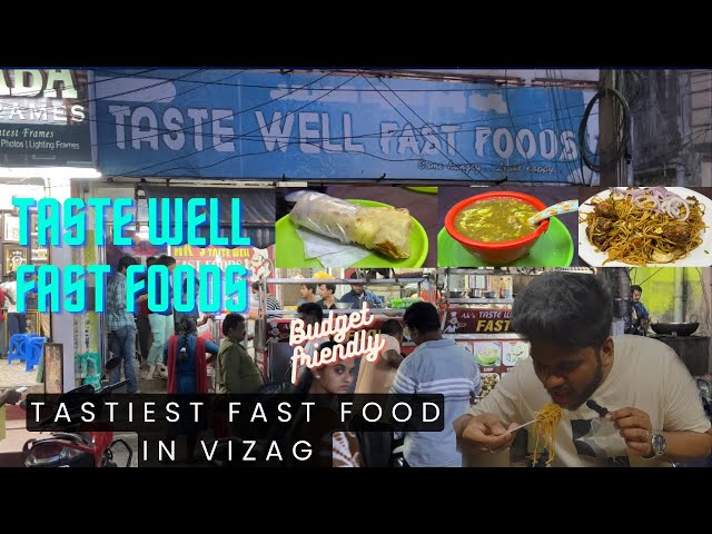 Taste well Fast foods | Best fast food in vizag | vizag food blogging | Best restaurants in vizag |