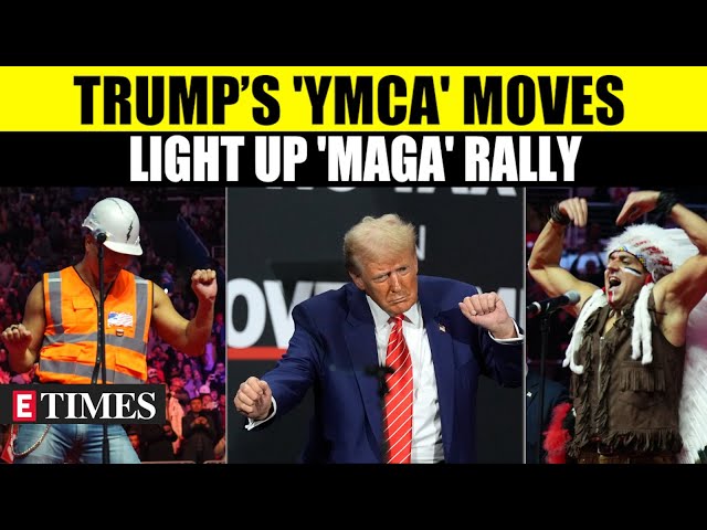 Donald Trump’s 'YMCA' Moves Light Up DC; 'MAGA' Rally Turns Disco Night | Watch Video