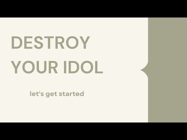 HIGHER BIBLE STUDY (2/4/25)- DESTROY YOUR IDOL | JERRIN LEVI JONES