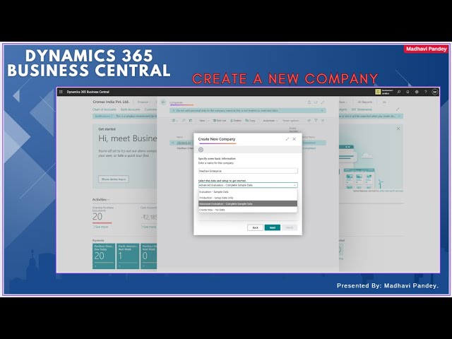 Create New Company in Business Central #company #new #microsoftdynamics365businesscentral #d365bc