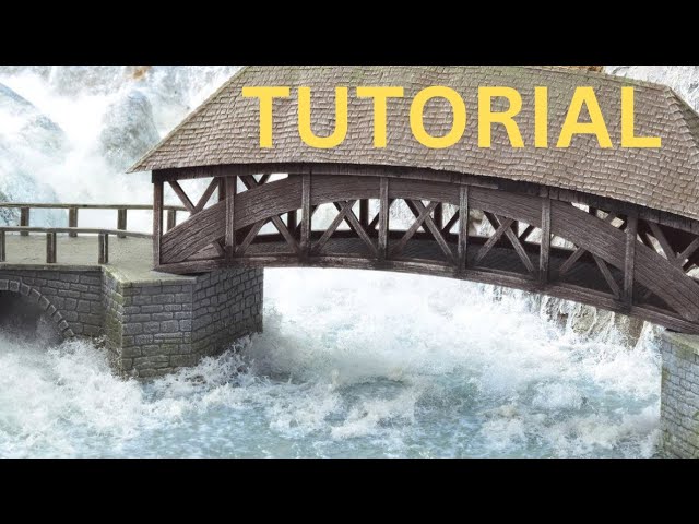 Model building: water design, lake, river! (TUTORIAL)