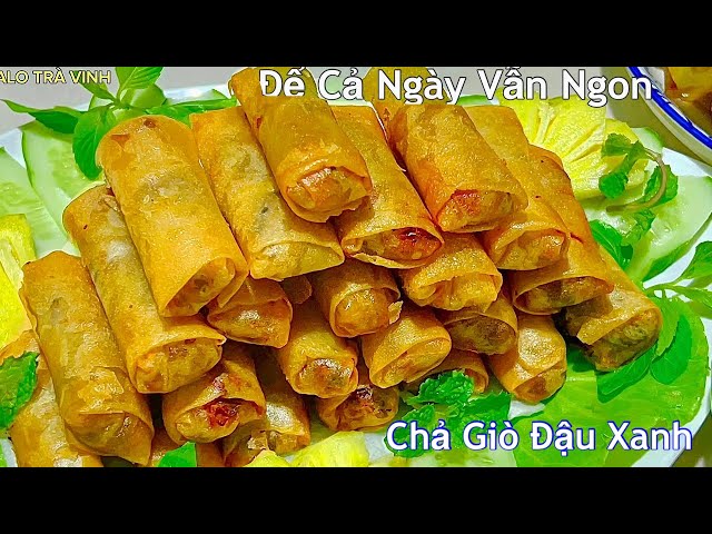 Cách làm Chả Giò Với Nhân Đặc Biệt, Giòn Rụm, Chay Mặn Đều Ngon- Vegetarian spring rolls