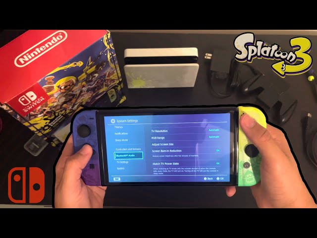 Nintendo Switch OLED Splatoon 3 Edition UNBOXING