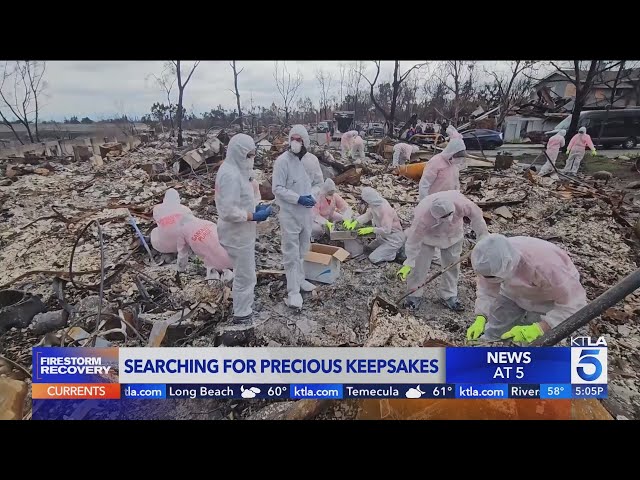 Volunteers help Eaton Fire victims search for treasured keepsakes amid rubble