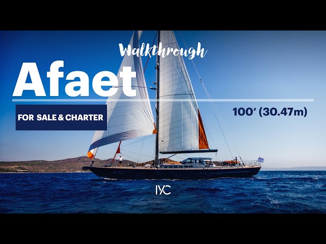 AFAET I Walkthrough onboard the luxury Jongert sailing yacht I For sale and charter with IYC