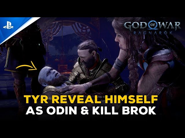 GOD OF WAR RAGNAROK  Walkthrough Gameplay Part 24 - Tyr Finally Reveal Himself as Odin & Kill Brok