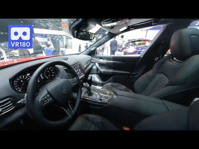 3D 180VR 4K Maserati Levante Trofeo Inside 😍😍 VR Dream Car