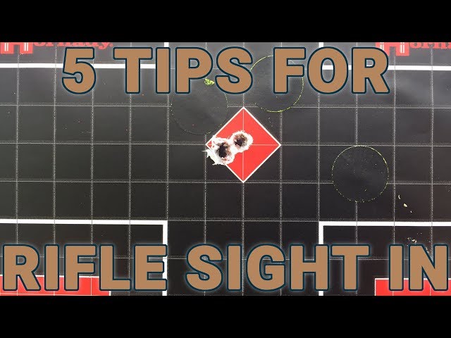 How to: 5 tips for sighting in your rifle