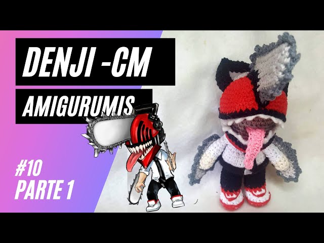 #12 TUTORIAL Denji Chainsaw Man A Crochet STEP BY STEP - Chibi Amigurumi Anime- P1