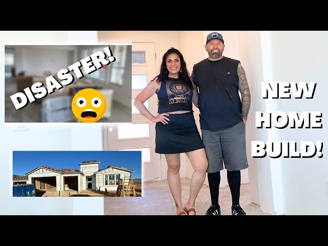 NEW HOME BUILD VLOG - MAJOR DISASTER 😨 STEP BY STEP NEW CONSTRUCTION & WHAT TO EXPECT!