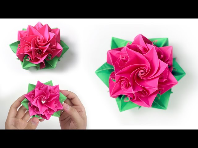 How to make an AMAZING PAPER ROSE!