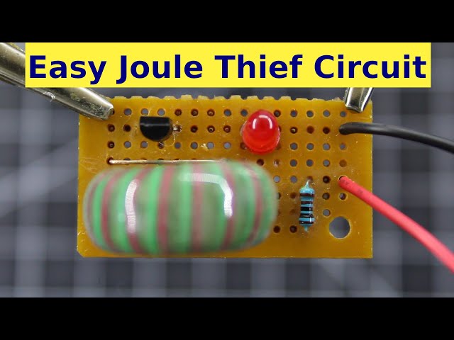 Make an Easy Joule Thief Circuit | Soldering for Beginners