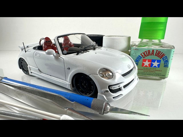 How to Build a Tiny Kei Car in Miniature: The Daihatsu Pandora Copen by Aoshima [FULL BUILD]