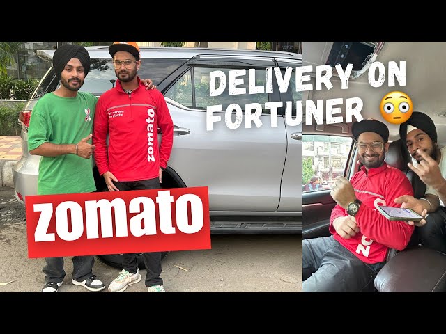 Zomato Delivery On Fortuner 😳