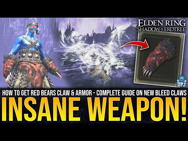 Elden Ring How To Get INSANE Red Bears Claw Weapon & Armor - Complete Guide